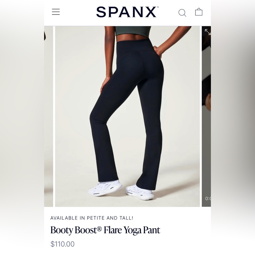 Booty Boost® Flare Yoga Pant size XS black NWT
